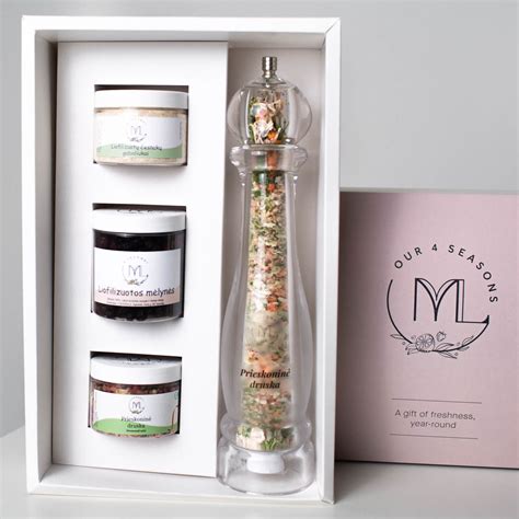 Rinkinys su baravykine druska ir liofilizuotais grybais