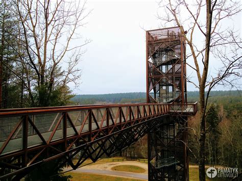Anykščių apžvalgos bokštas ir Šventosios upės panorama