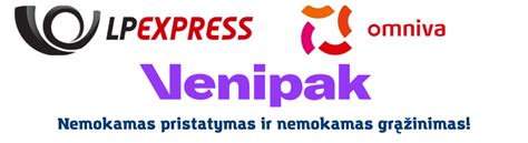 Įvairūs apmokėjimo ir pristatymo būdai