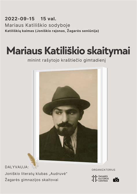 Mariaus Katiliškio portretas