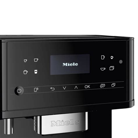 Scheminė automatinio kavos aparato Miele funkcijų iliustracija