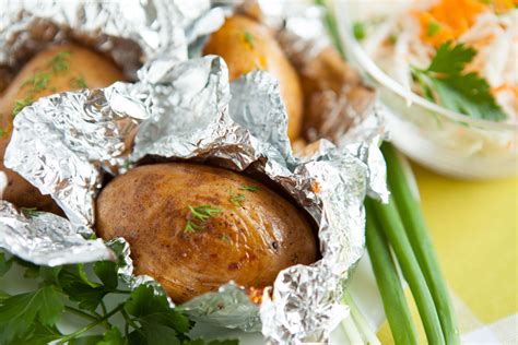 Keptos bulvės ant grotelių