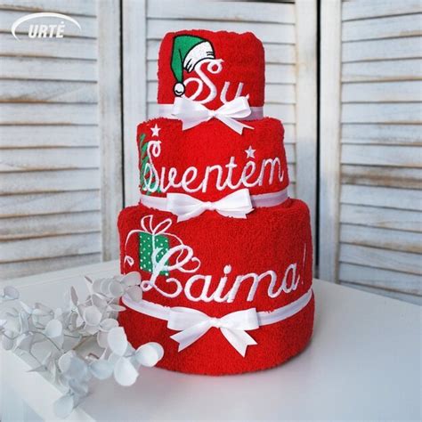 Rankšluosčių tortas kaip dovana