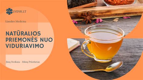 natūralios priemonės nuo viduriavimo