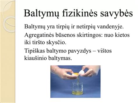 Kiaušinio baltymo skaidymo rezultatai skirtingose pH terpėse