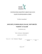 Etikečių sudedamųjų dalių analizė