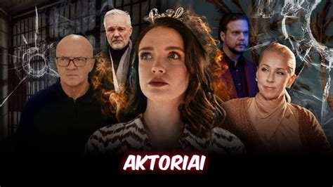 Aktoriai repeticijos metu televizijos serialo filmavime