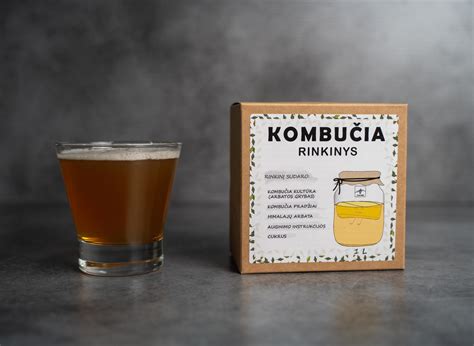 Kombučios gamybos eiga