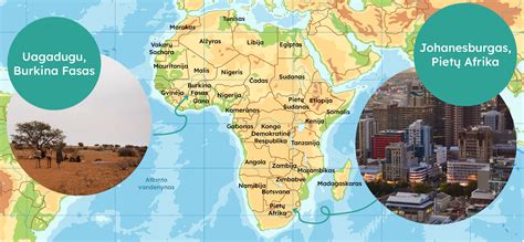 Senovės Afrika: Bantų ekspansijos žemėlapis