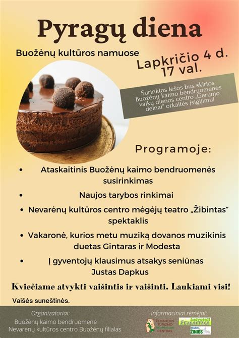 Rudeninis stalas su pyragu
