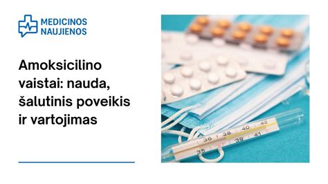 schematinis amoksicilino poveikis bakterijoms
