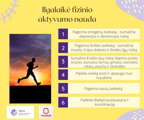 Fizinio aktyvumo nauda energijai