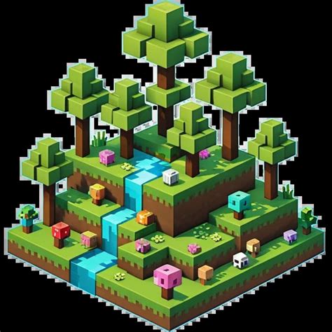 spalvingas Minecraft tematikos tortas su kubeliais ir personažais
