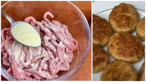 paruoštos tešlos kotletams ingredientai