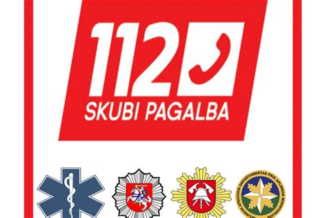 112 pagalbos numerio infografika