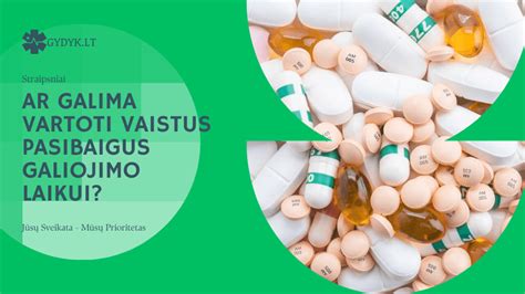 Produktų, kuriuos galima vartoti pasibaigus galiojimo terminui, pavyzdžiai