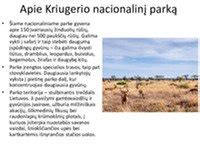 Kriugerio nacionalinio parko gyvūnų įvairovė
