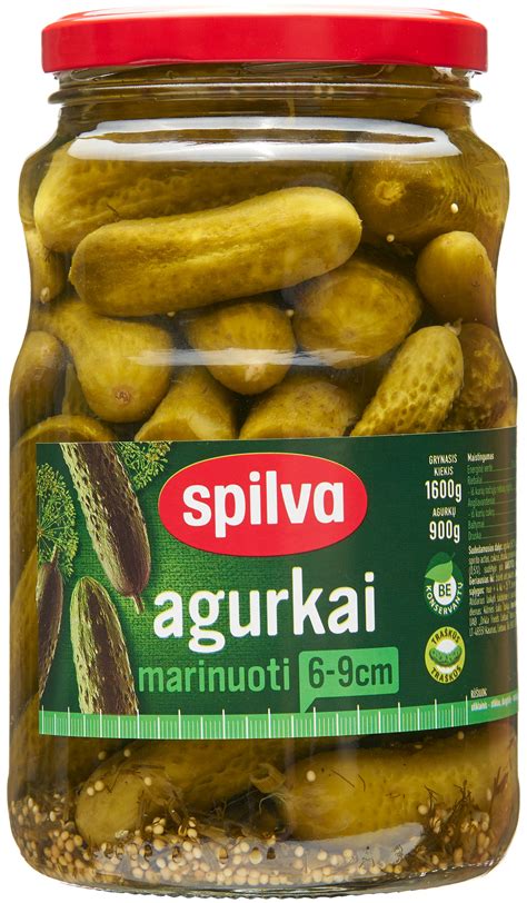 Įvairūs marinuoti agurkai