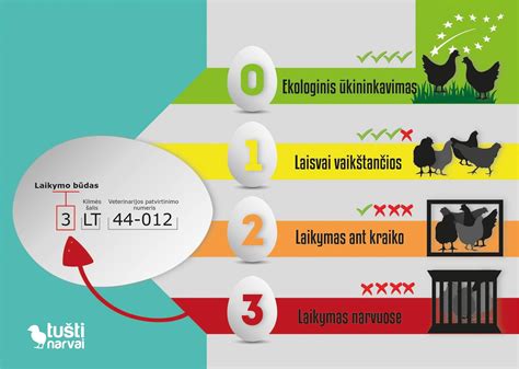 Kiaušinių žymėjimas ir vištų auginimo būdai