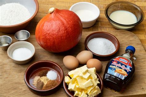 Moliūgų pyrago įdaro ingredientai