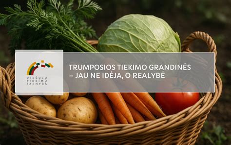 Maisto produktų tiekimo grandinės schema