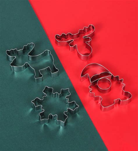 Kalėdinis formelių rinkinys sausainiams