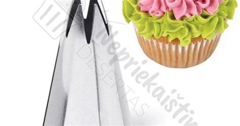 Konditeriniai antgaliai ir maišeliai dekoravimui