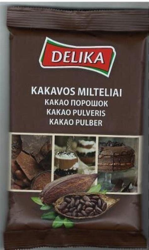 Kakavos milteliai ir įvairių rūšių kakava