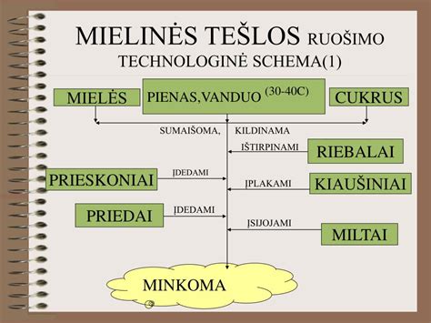 Schema: baltyminės tešlos paruošimo eiga ir galimos klaidos