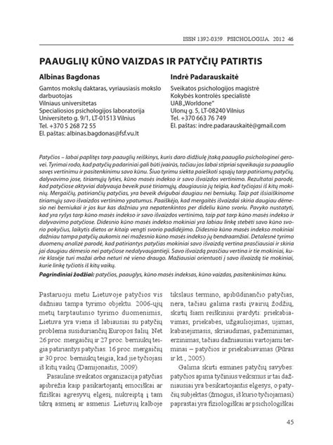 Paauglių Kūno Vaizdas: Iššūkiai ir Sprendimai