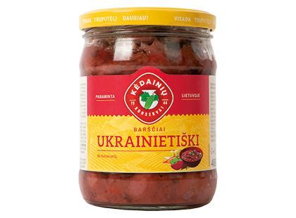 Kėdainių konservų fabriko produkcija eksporto rinkoms