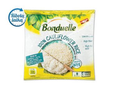 Bonduelle žiedinių kopūstų ryžiai ir kiti picai paruošti ingredientai