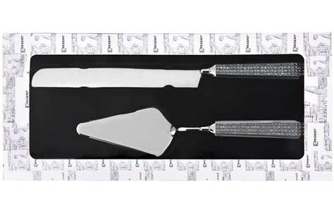 Graviruotas vestuvinis torto pjaustymo įrankių rinkinys