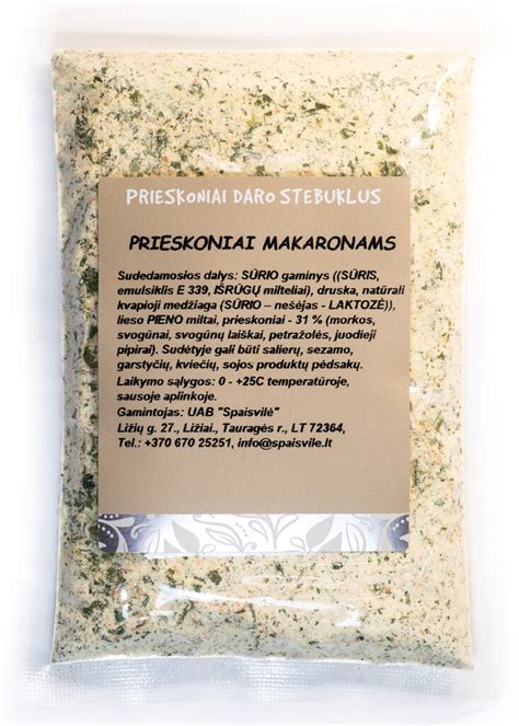 Prieskonių mišinys makaronams