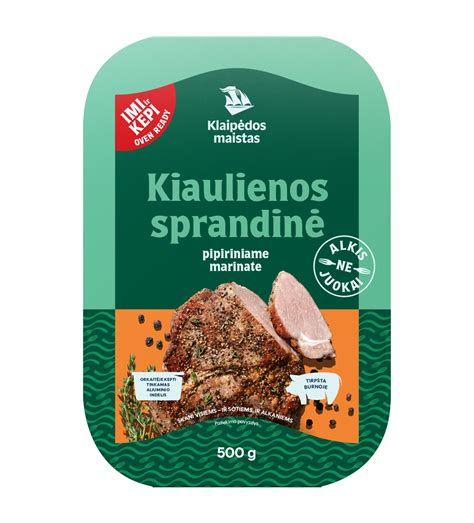 Sultingas keptos kiaulienos sprandinės gabalas