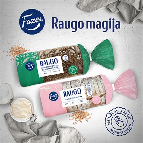 Įvairios duonos raugo pakuotės ir formos
