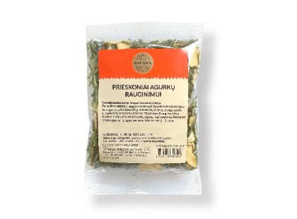 Įvairūs prieskoniai rauginimui