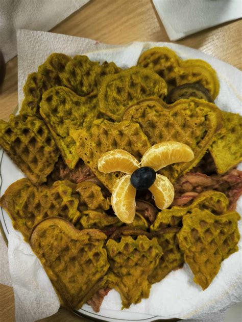 Sveikesnių vaflių pavyzdys