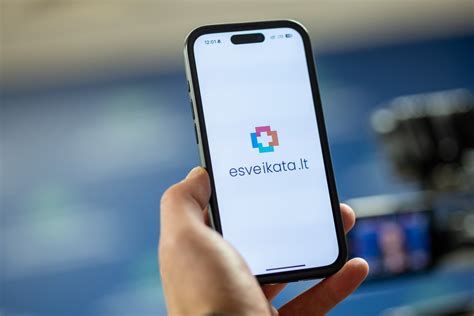 Mobilioji programėlė su e. sveikatos funkcijomis