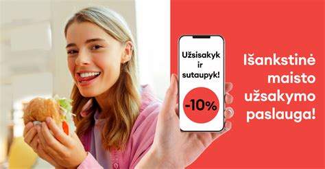 Patogus maisto užsakymas internetu