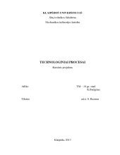 Maisto ruošimo technologiniai procesai (schema)