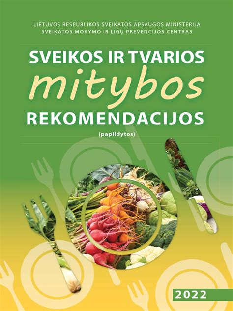 Tvarios ir sveikos mitybos infografika