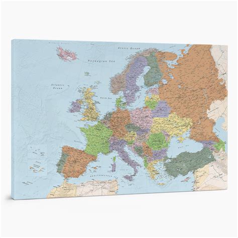 Europos žemėlapis su ruginės duonos desertų nuotraukomis