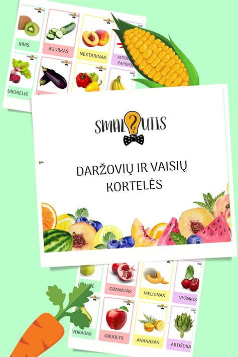 vaisių ir daržovių lėkštė vaikams
