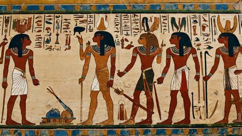 Senovės Egipto ir išėjimo iš nelaisvės iliustracija