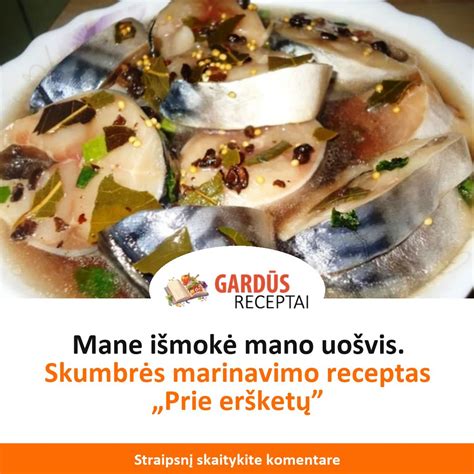 Kūrybiški skumbrės marinavimo ingredientai