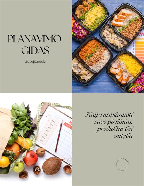 Mitybos planavimo įrankiai