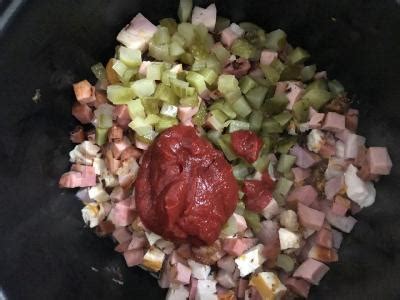 Įvairių rūšių mėsos šiupininei sriubai