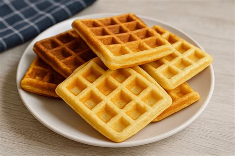 Įvairūs vafliai ir jų papuošimai