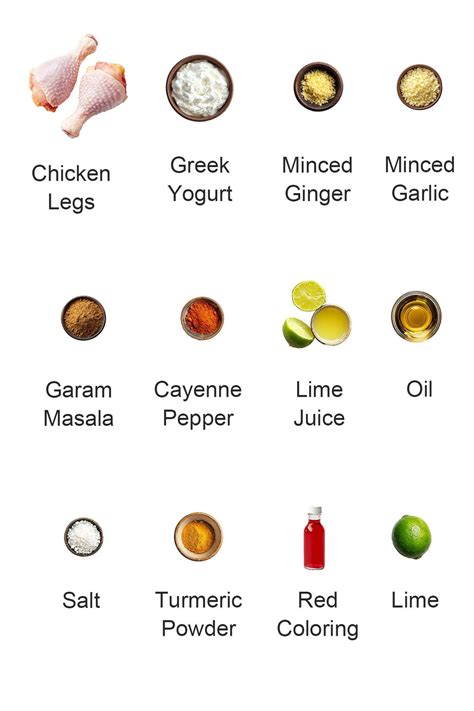 Egzotiškų marinatų ingredientai